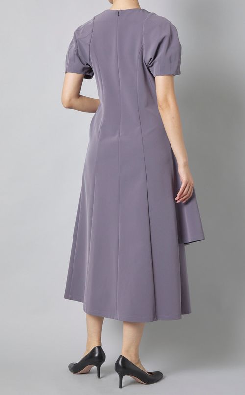 ジャージライクラッフルワンピース