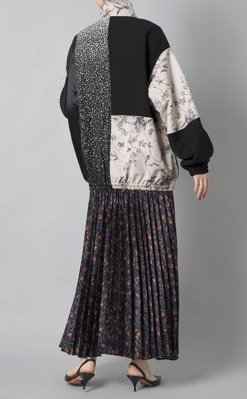 【reADdress】パッチワークスポーツブルゾン