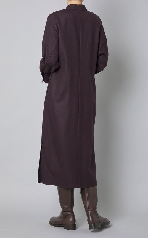 ウールジョーゼットドルマンワンピース