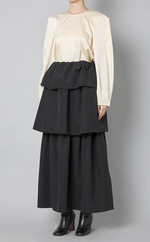 フリルツイードスカート