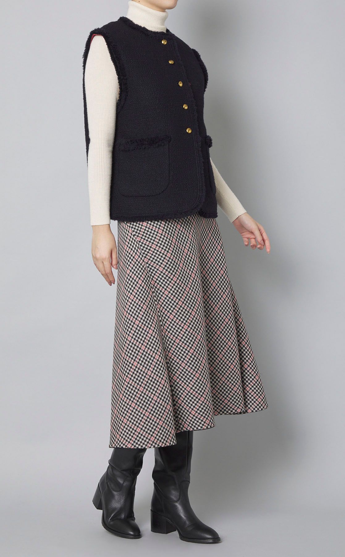 TOMORROWLAND collection ベスト ジレ ブークレーファンシー