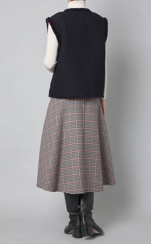 ブークレーファンシークロシェットジレ