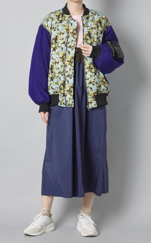 【reADdress】パッチワークボンバージャケット