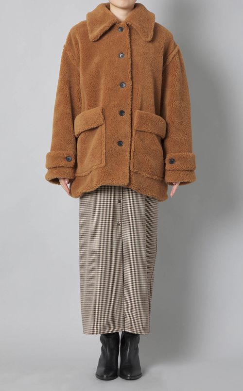 ビッグポケットボアオーバーコート