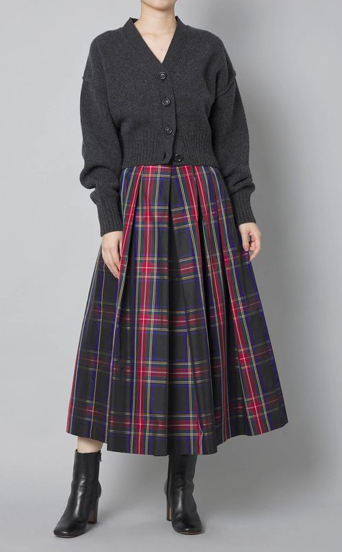 Vネックニットカーディガン