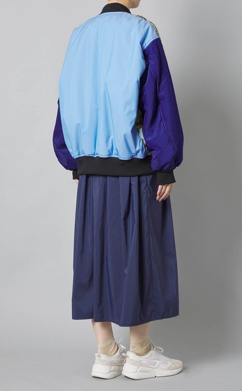 【reADdress】パッチワークボンバージャケット