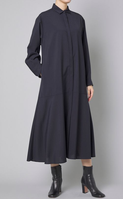 ヘムフレアワンピース