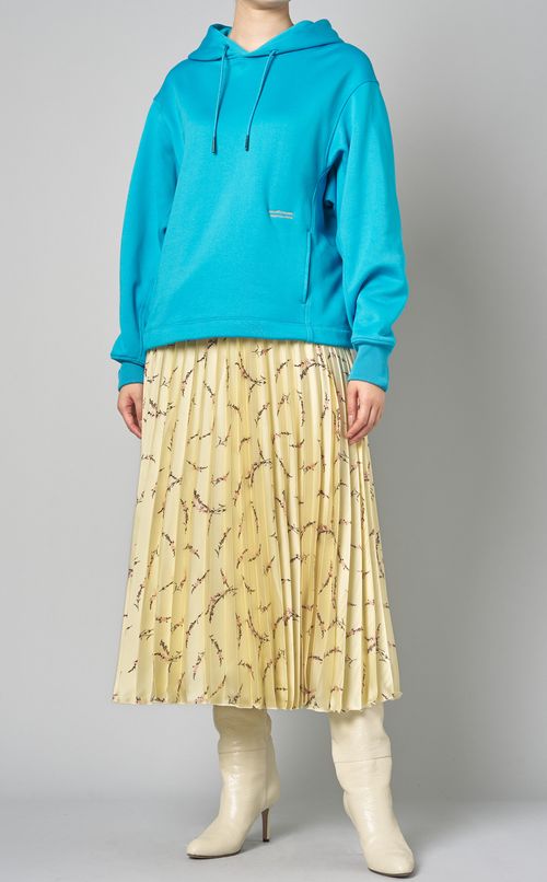 ミニフラワープリントプリーツスカート