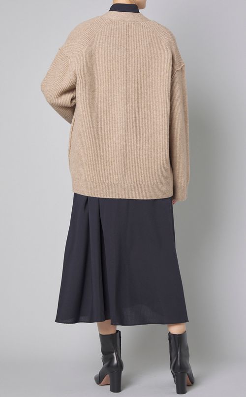 【別注】片畔Vネックカーディガン