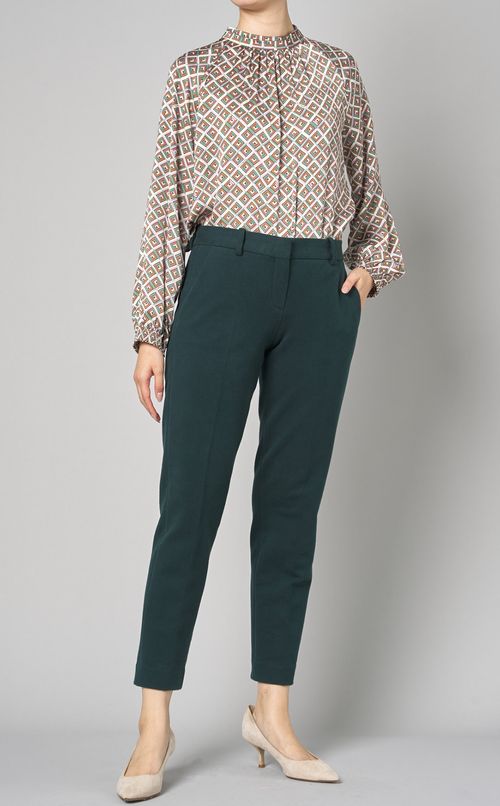 ジオメトリックプリントプルオーバー