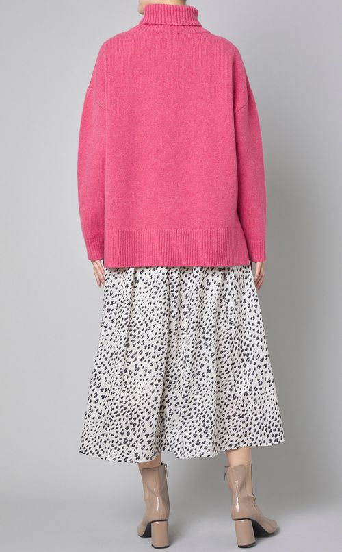 【別注】ハイネックステッチニットプルオーバー