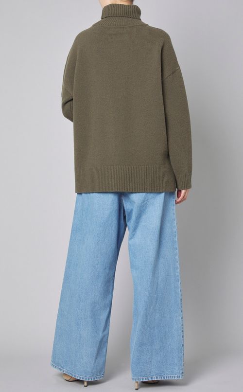 【別注】ハイネックステッチニットプルオーバー