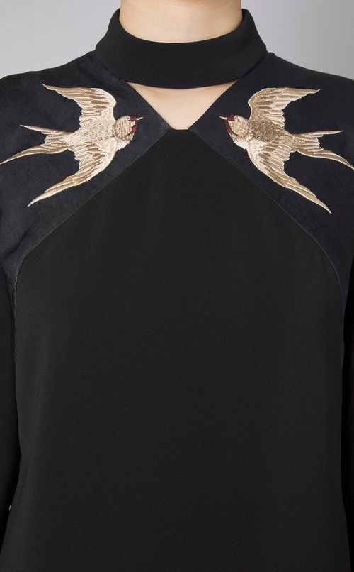 スワローテイルエンブロイダリードレス