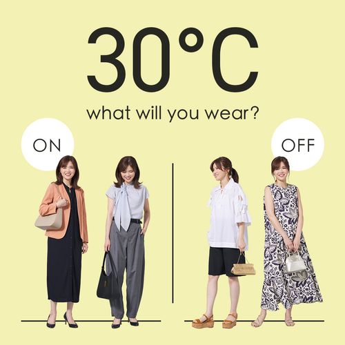 “気温30度”の服装は？真夏日のレディース通勤ファッションやお出かけコーデを解説