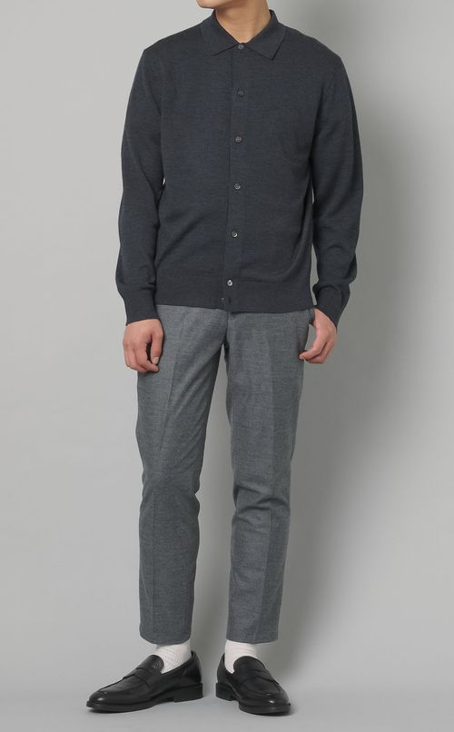 リーガルメリノカラーカーディガン