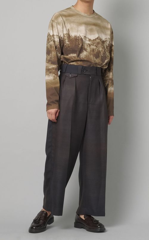 グラフィックロングスリーブTシャツ