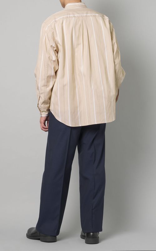 ドビーストライプワイドシャツ