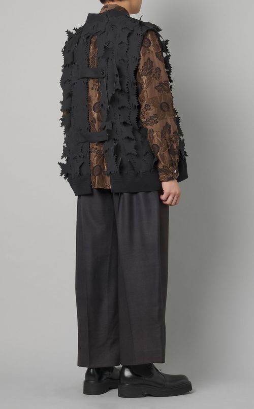 レーザーカットフライトベスト