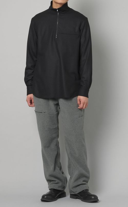 マットバランサーハーフジップシャツ