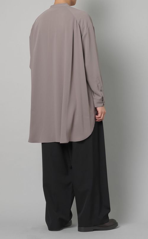 ビッグシルエットドレープシャツ