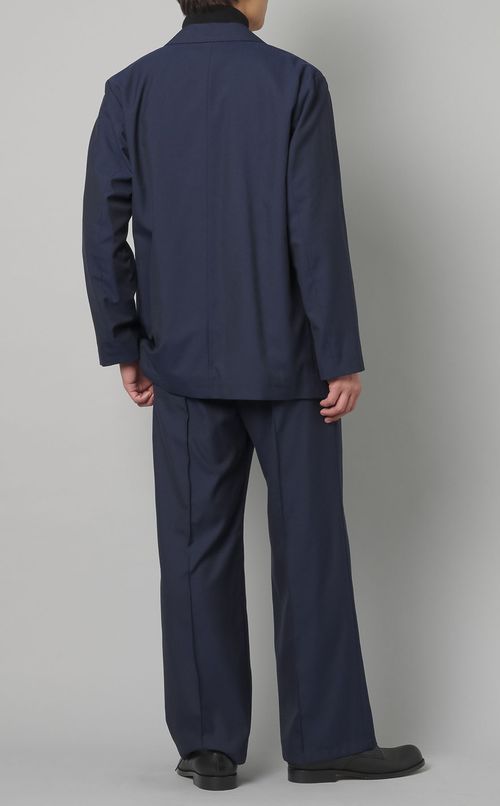 ウールトロピカルPコートジャケット