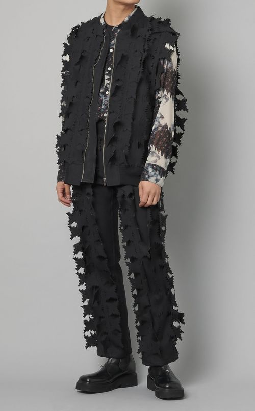 レーザーカットフライトベスト