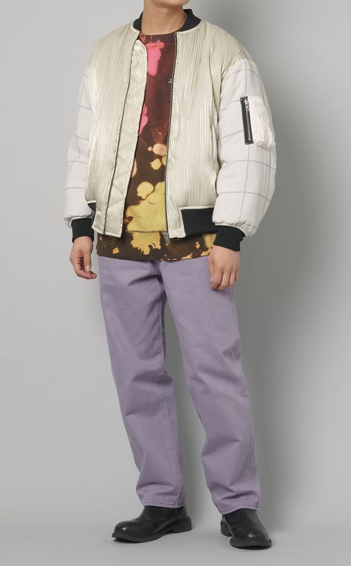 ルーズフィットピグメントダイデニム