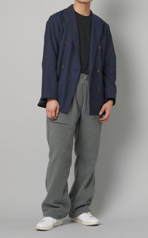 ウールトロピカルPコートジャケット