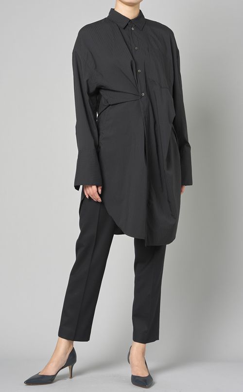 ストライプビッグシャツ