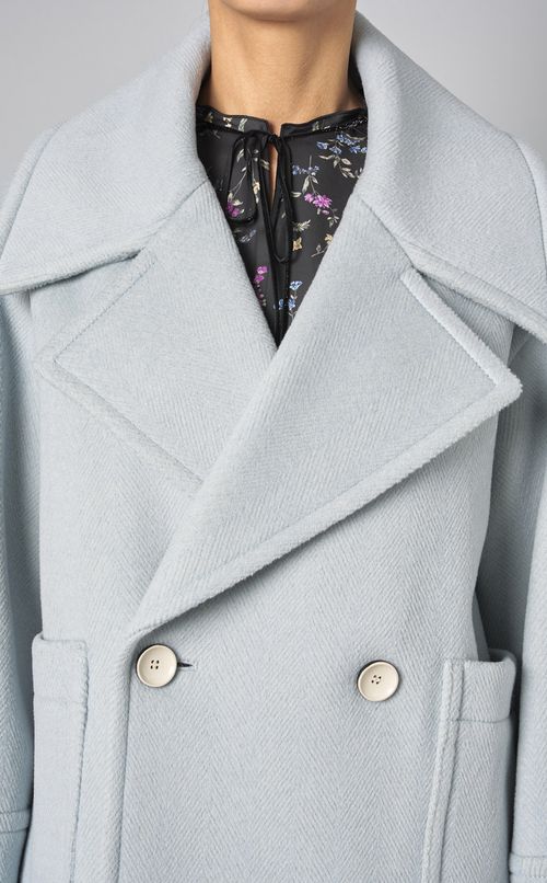 ショー卜丈ウールピーコート