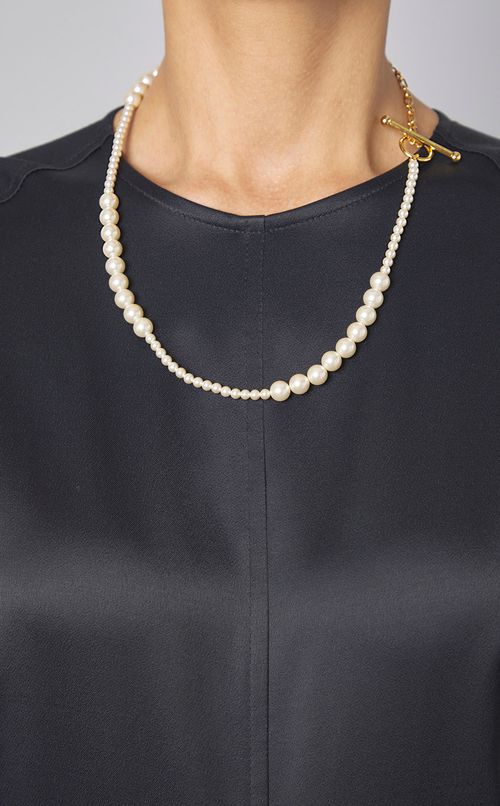 スターランダムパールネックレス