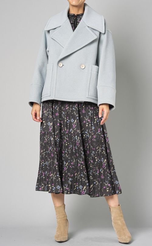 ショー卜丈ウールピーコート