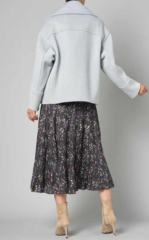 ショー卜丈ウールピーコート