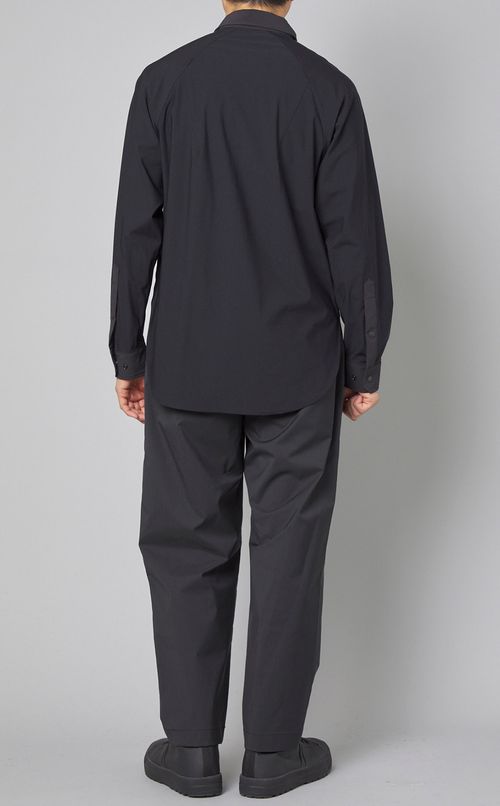 ウールポリタックテーパードパンツ