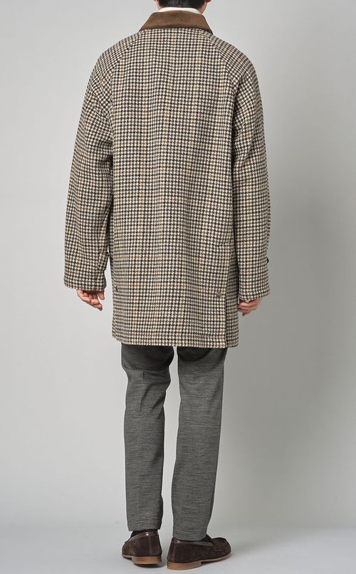 ガンクラブチェックハンティングコート