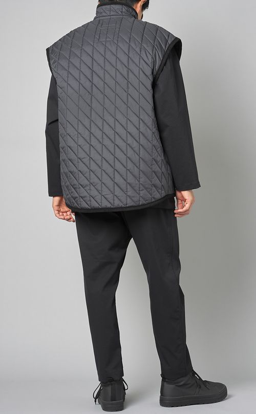 オーバーサイズキルティングベスト