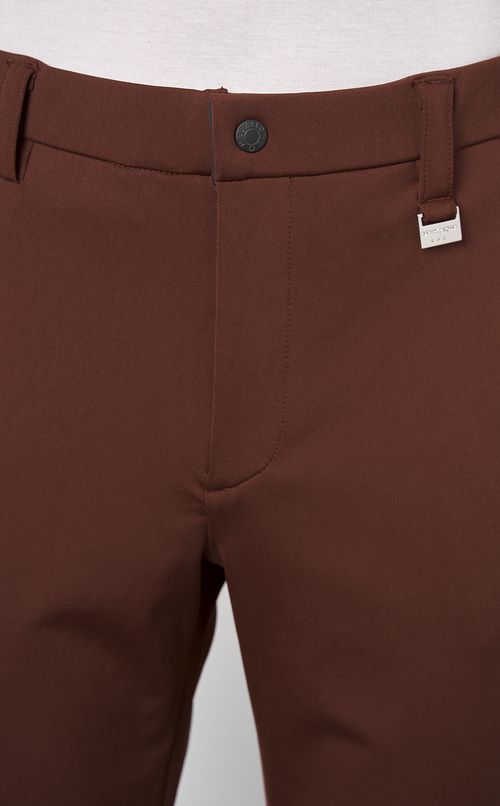 【手洗い可】ワンポイントロゴトラウザー