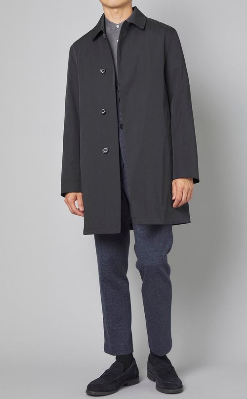 ストレッチツイルステンカラーコート