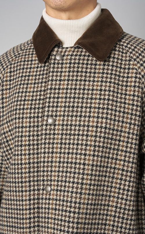 ガンクラブチェックハンティングコート