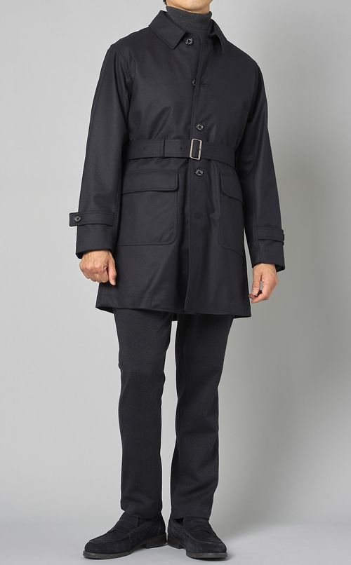 ラミネートウールコート