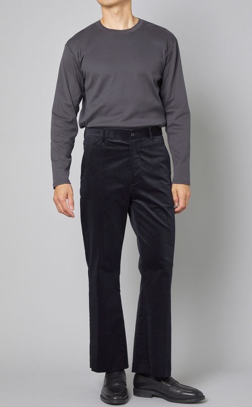 クルーネックロングスリーブTシャツ