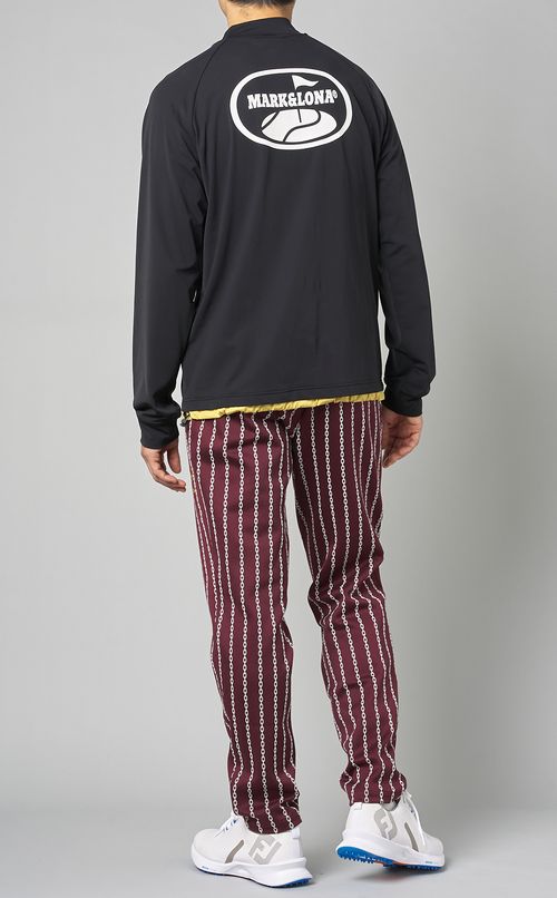 【手洗い可】ハーフジッププルオーバー