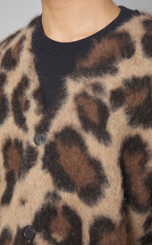 ジャガープリントカーディガン