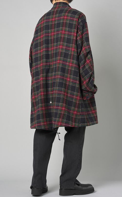 ウールチェックM-65コート