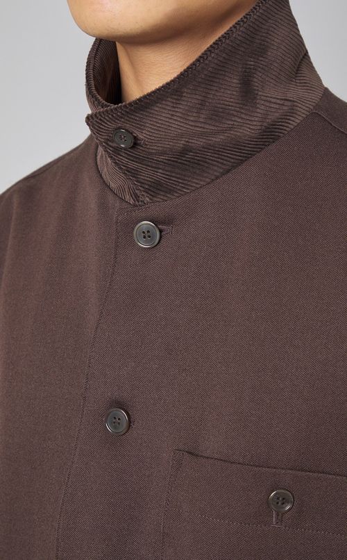 ウールシャツジャケット