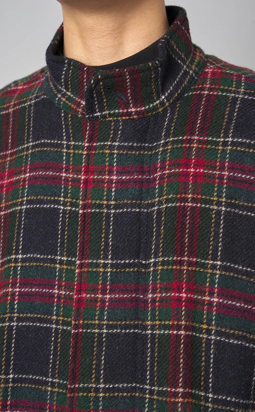 ウールチェックM-65コート