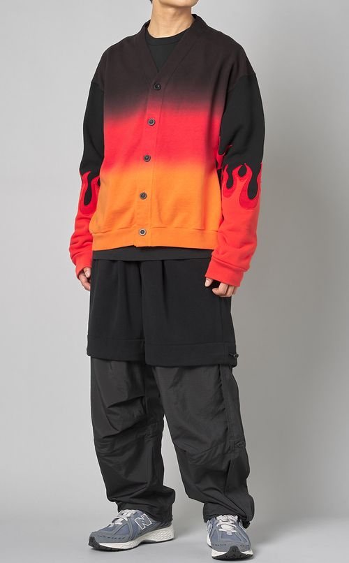 グラデーションフレイムカーディガン