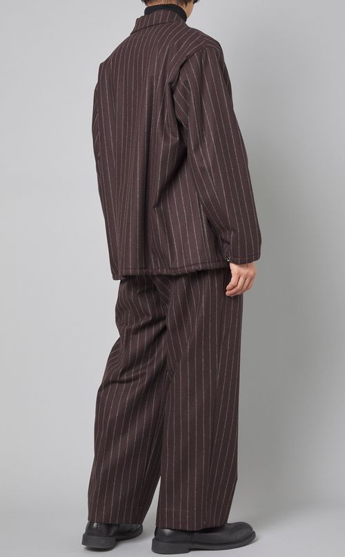 ストライプコーチジャケット