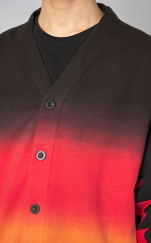 グラデーションフレイムカーディガン