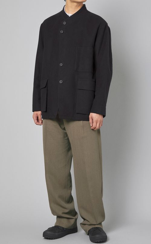 ブラッシュドモールスキンジャケット